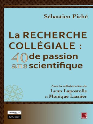 cover image of La recherche collégiale